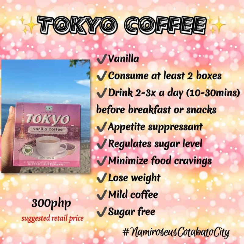 Namiroseus Tokyo Vanilla Coffee - 10 Sachets