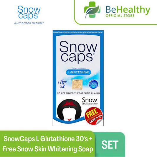 Snow Caps -30 Capsules with Free Soap