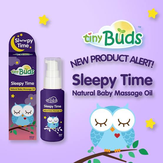 Tiny Buds Sleepy Time Natural Lavender Baby Oil (50ml)