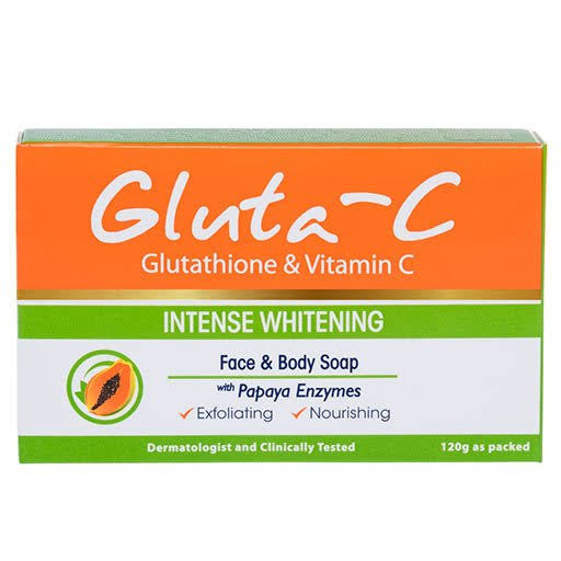 Gluta C Intense Whitening Exfoliating Soap w/ Papaya Enzymes 120g