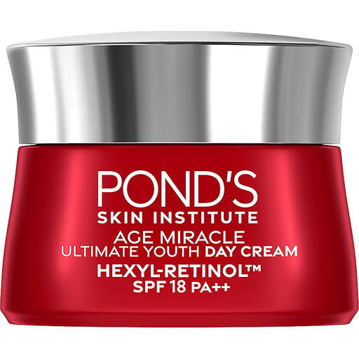 PONDs AGE MIRACLE ULTIMATE YOUTH DAY CREAM HEXYL-RETINOL SPF18++ 9g