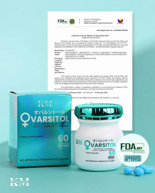 Kat Melendez (KM) Ovarsitol 600mg 60 Capsules