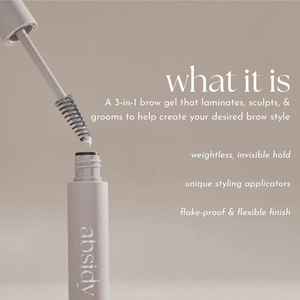 Absidy Sculpt & Hold Multi-Peptide Laminating Brow Gel - Clear 7g