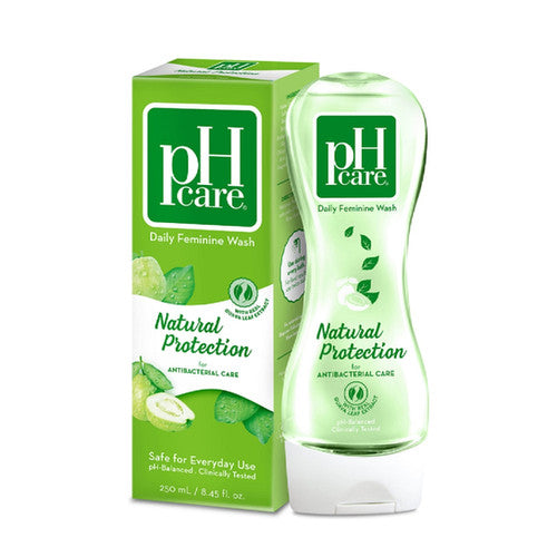 PH Care Daily Feminine Wash Natural Protection for Antibacterial Care 250ml