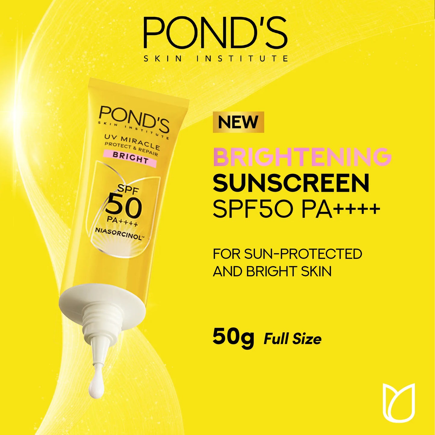 Ponds UV Miracle Bright Sunscreen SPF 50+ PA++++ 30g
