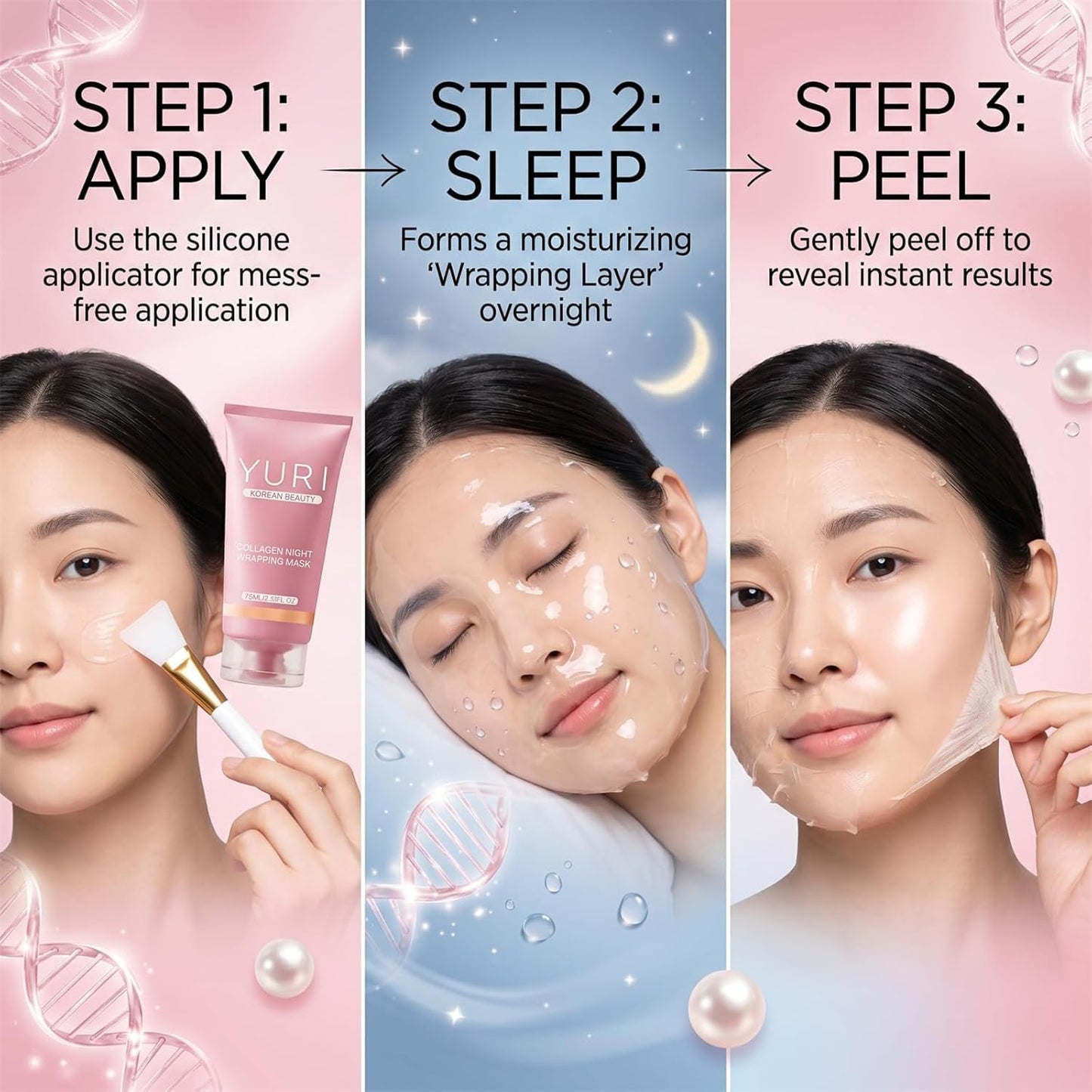 YURI Collagen Night Wrapping Mask