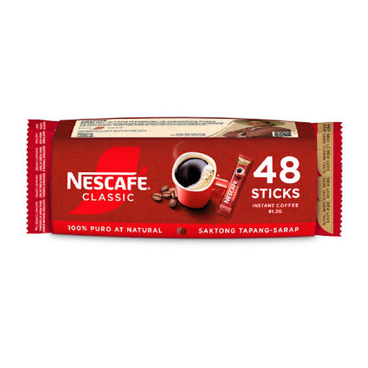 Nescafe Classic Sticks 1.9g x 48's (PHILIPPINES STICK COFFEE)