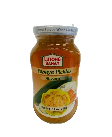 LUTONG BAHAY ATCHARA PICKLED PAPAYA 340g