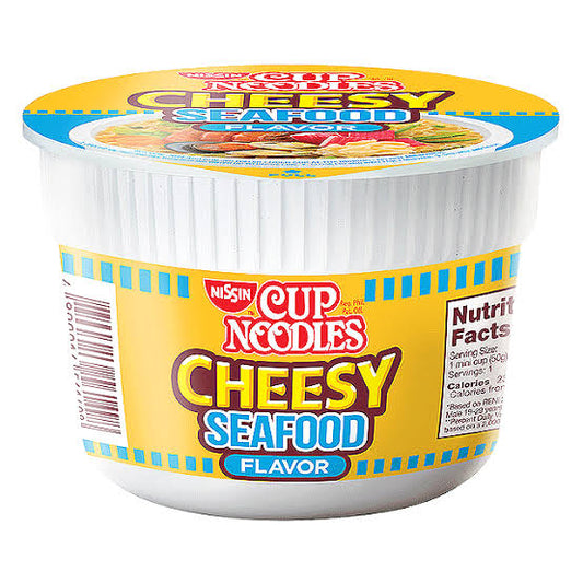 NISSIN MINI CUP SEAFOOD CHEESY NOODLES
50G