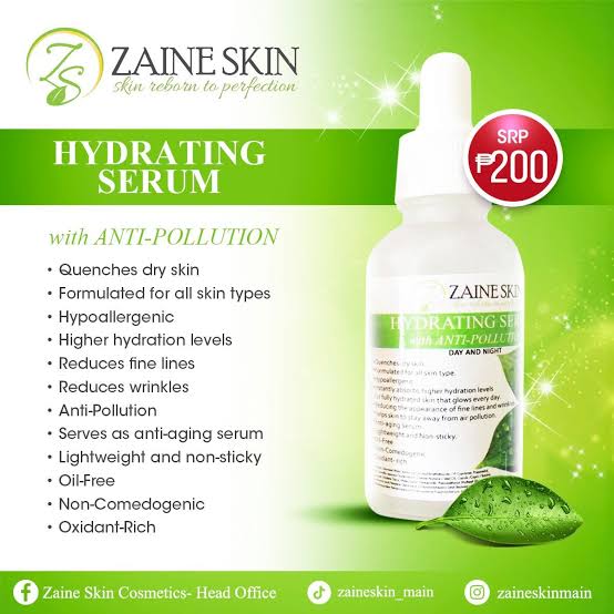 ZAINE SKIN HYDRATING SERUM 30ml