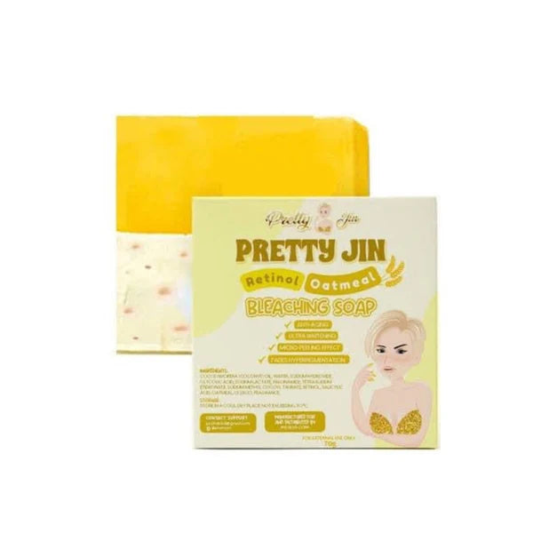 Pretty Jin  Retinol Oatmeal Bleaching Soap 70g