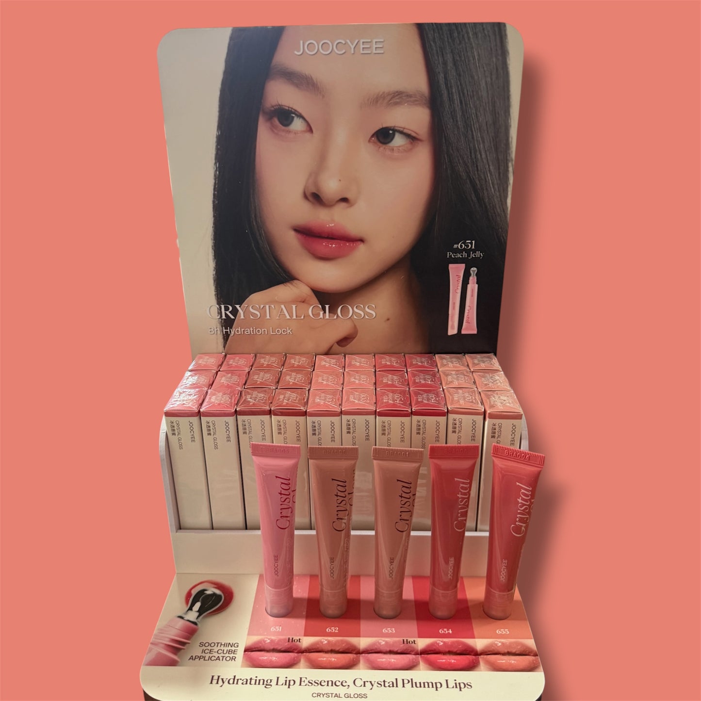 JOOCYEE CRYSTAL GLOSS - 655 SPRING APRICOT