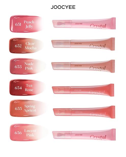 JOOCYEE CRYSTAL GLOSS - 655 SPRING APRICOT