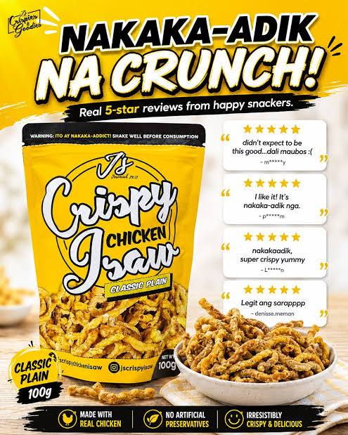 JS CRISPY CHICKEN ISAW CLASSIC PLAIN 100G