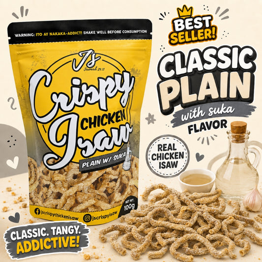 JS CRISPY CHICKEN ISAW CLASSIC PLAIN WITH SUKA
100Gx25