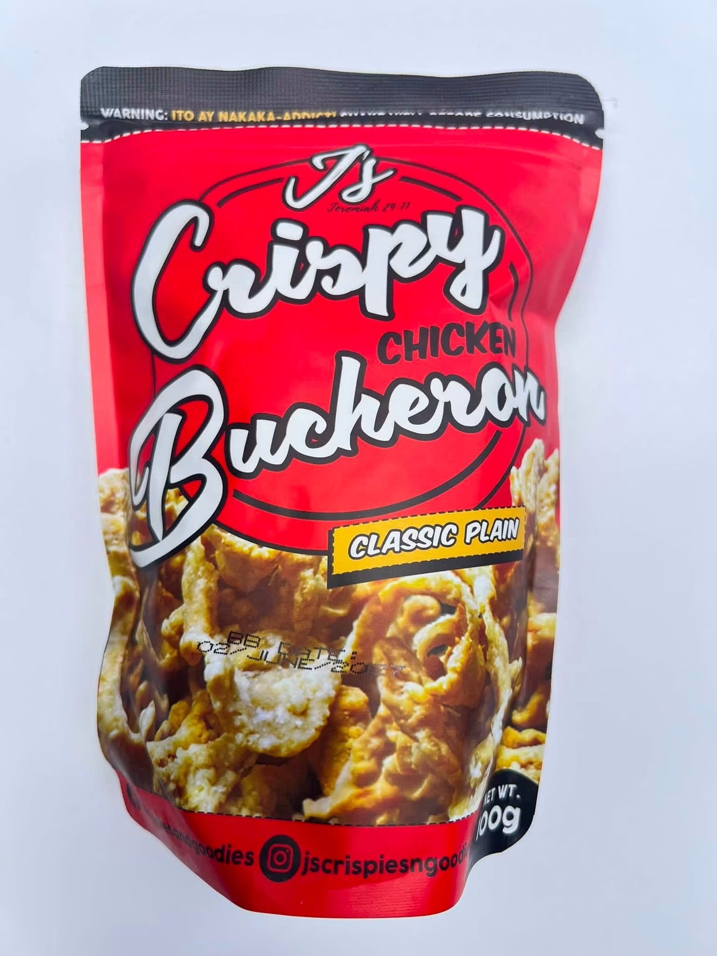 JS CRISPY CHICKEN  BUTCHERON CLASSIC PLAIN 100G