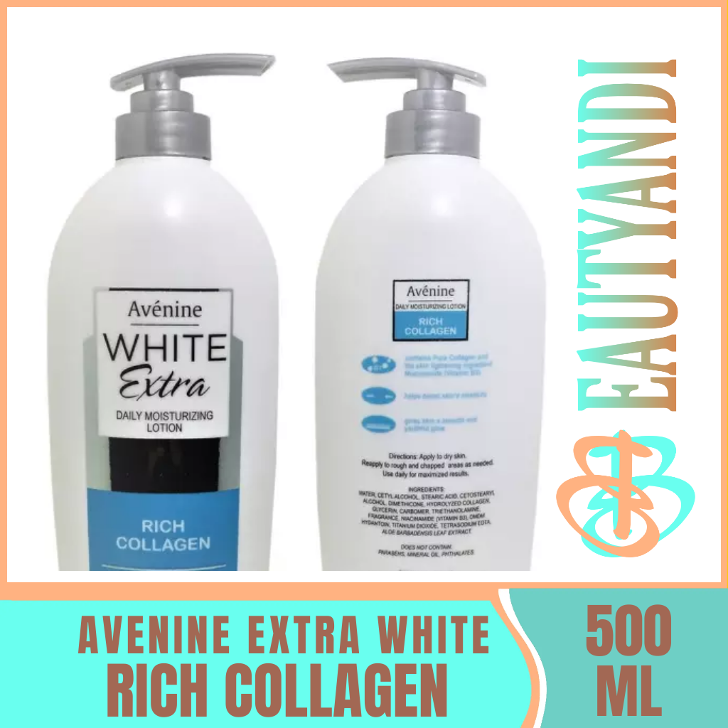 AVENINE EXTRA WHITE RICH COLLAGEN LOTION 500ML