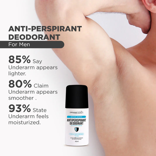 Organic Skin Japan Anti-Perspirant Deodorant For Men 40ml Underarm Whitening Deo RollOn