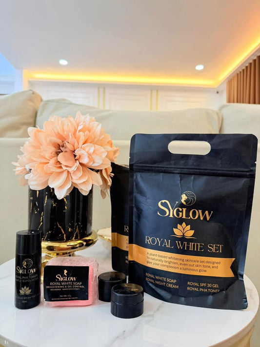 𝐒𝐘 𝐆𝐥𝐨𝐰 𝐑𝐨𝐲𝐚𝐥 𝐖𝐡𝐢𝐭𝐞 𝐒𝐞𝐭