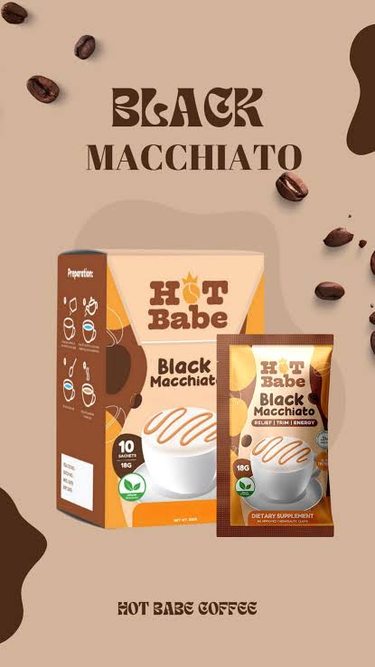 Kiray’s Hot Babe Black Macchiato - 10 sachets