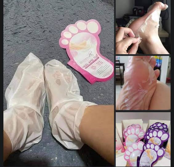 Brilliant Heel and Toe Milk Foot Mask (PINK) - 1 Pair