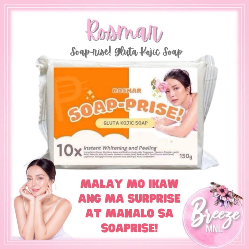 ROSMAR Soap-Prise Gluta Kojic Peeling & Whitening Soap 150g