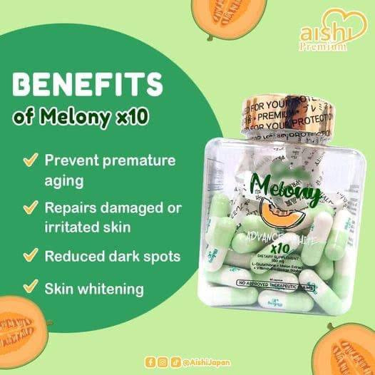 Gluta Melony Advanced White Glutathione Capsules (60 capsules)