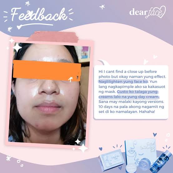 Dear Face Facial Whitening Set