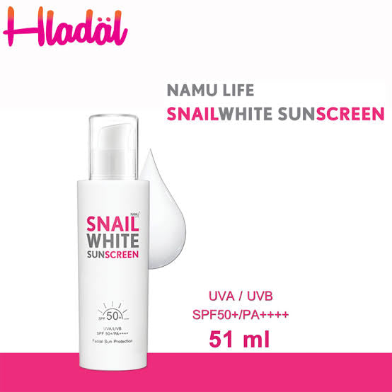 Namu Snail White Sunscreen SPF 50/PA+ 51ml