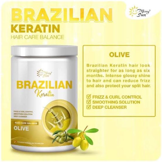 Merry Sun Brazilian Keratin Olive Extract 1000ml By Merrysun Corporation