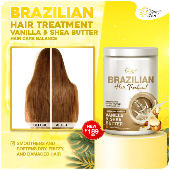 Merry Sun Brazilian Hair Treatment Vanilla and Shea Butter 1000ml By Merrysun Corporation