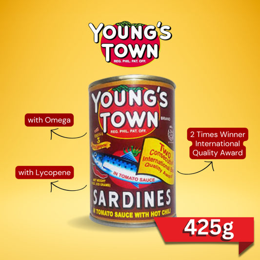 YOUNG'S TOWN SARDINES WITH CHILI 425G