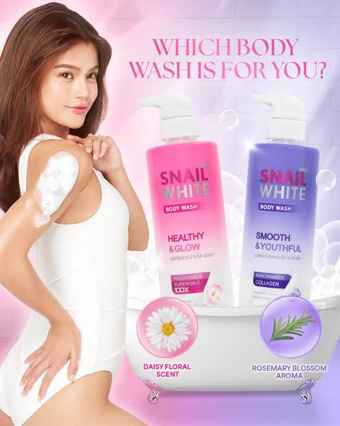 NAMU SNAILWHITE Smooth & Youthful Body Wash 500ml
