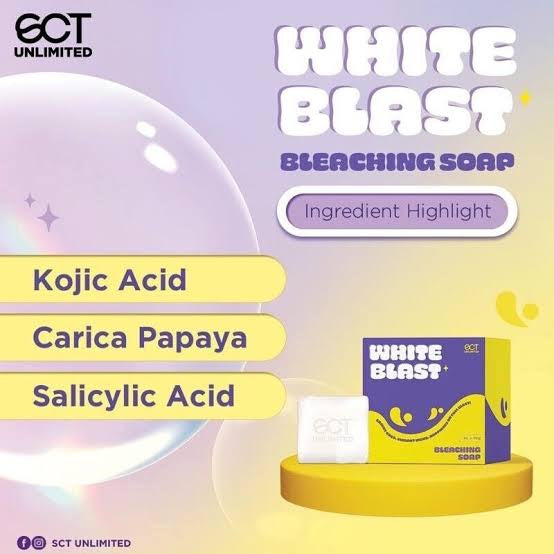 White Blast Bleaching Soap by SCT - 70g