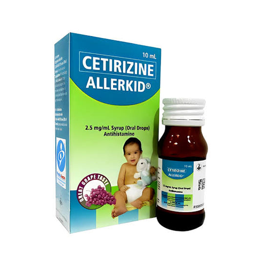 Cetirizine ALLERKID 2.5 mg/mL Oral Drops 10mL Bottle