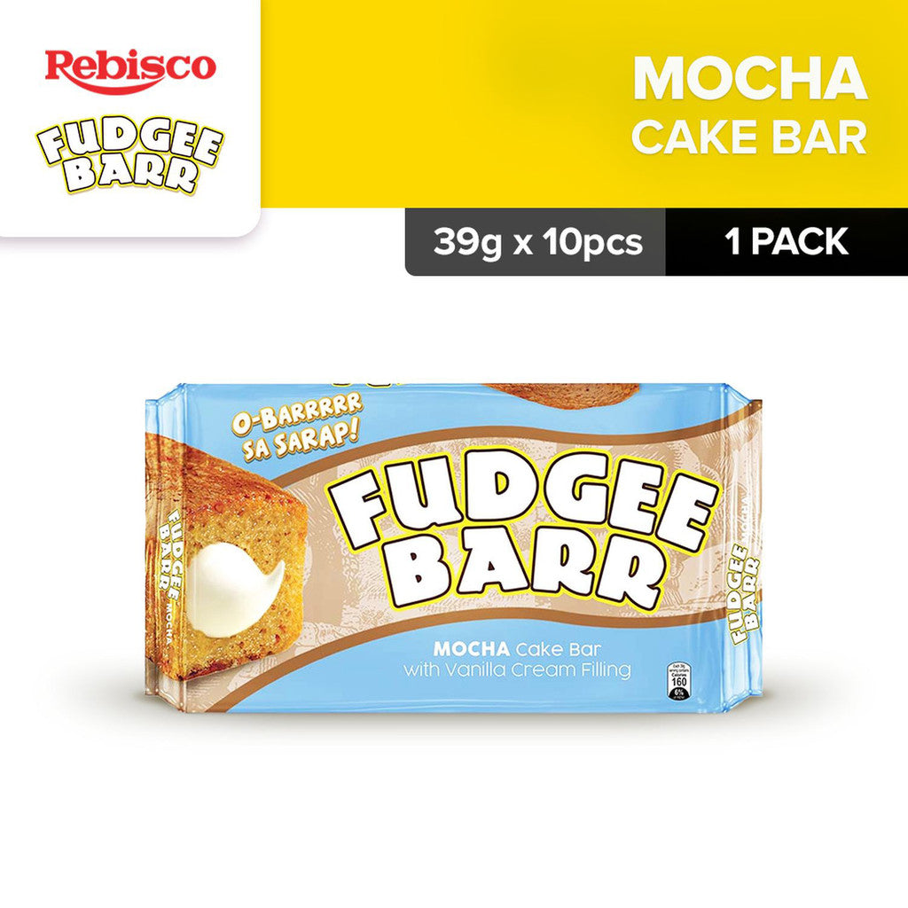Fudgee Barr Mocha 10x39g