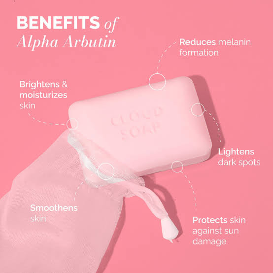 Luxe Organix Niacinamide + Alpha Arbutin Cloud Soap -Brightening 180g