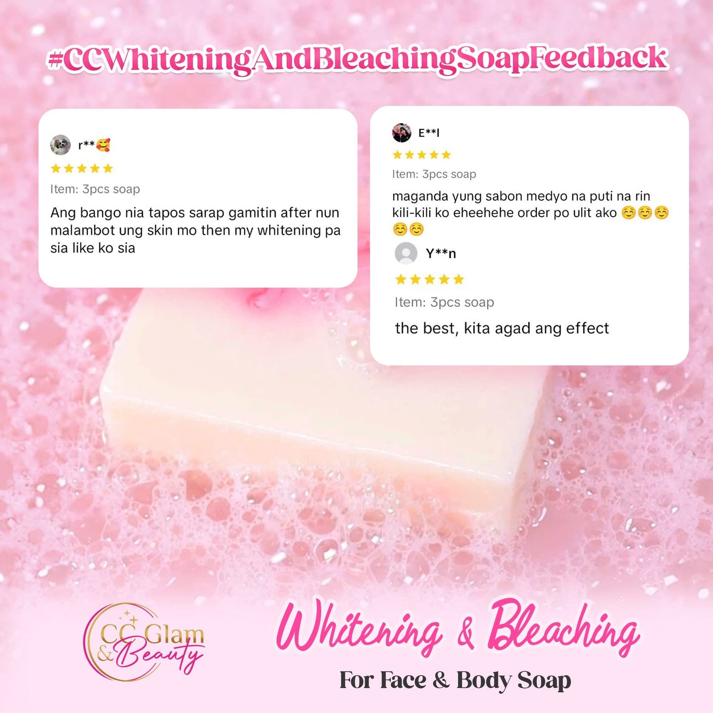 CC Glam Whitening & Bleaching Soap - 70g