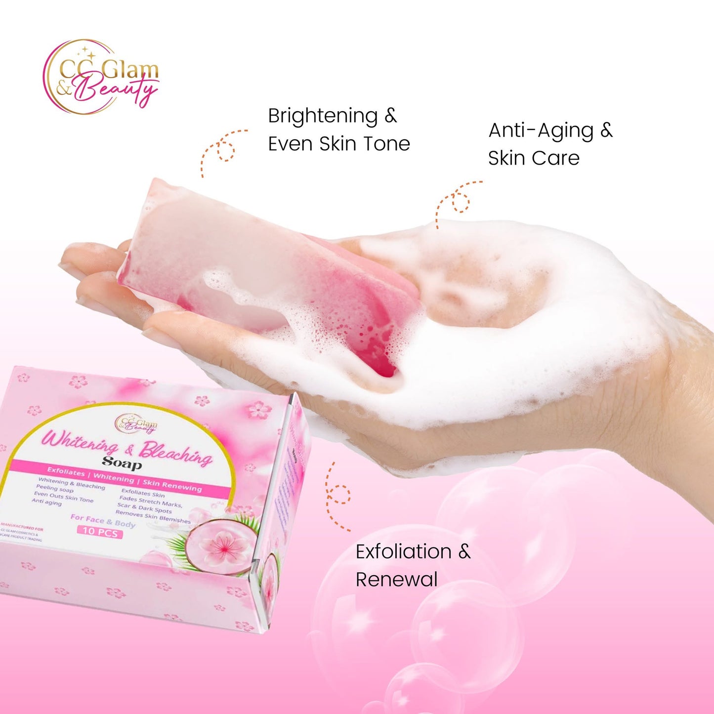 CC Glam Whitening & Bleaching Soap - 70g