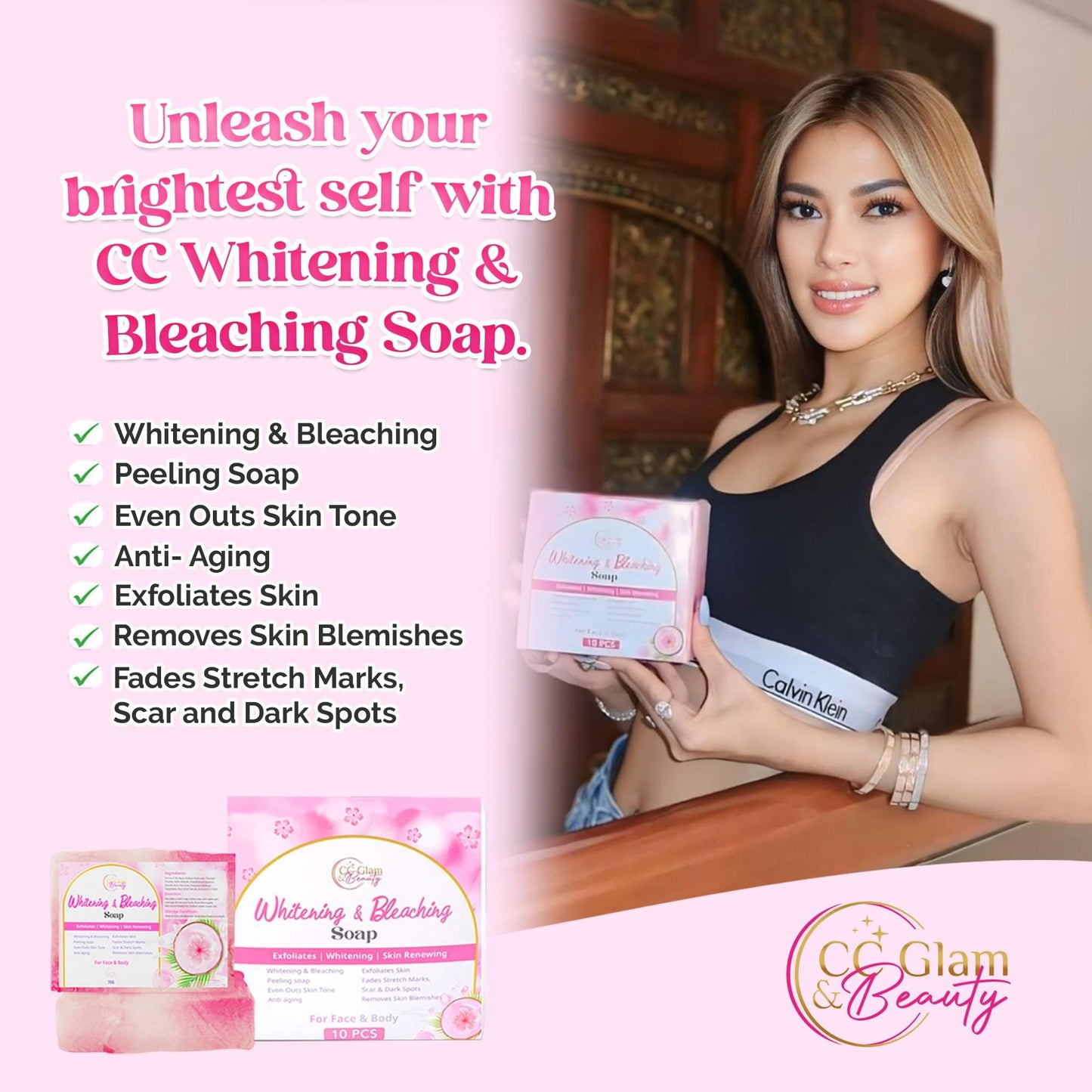 CC Glam Whitening & Bleaching Soap - 70g