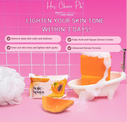 Her Choice Ph Premium Kojic Papaya Soap 120g