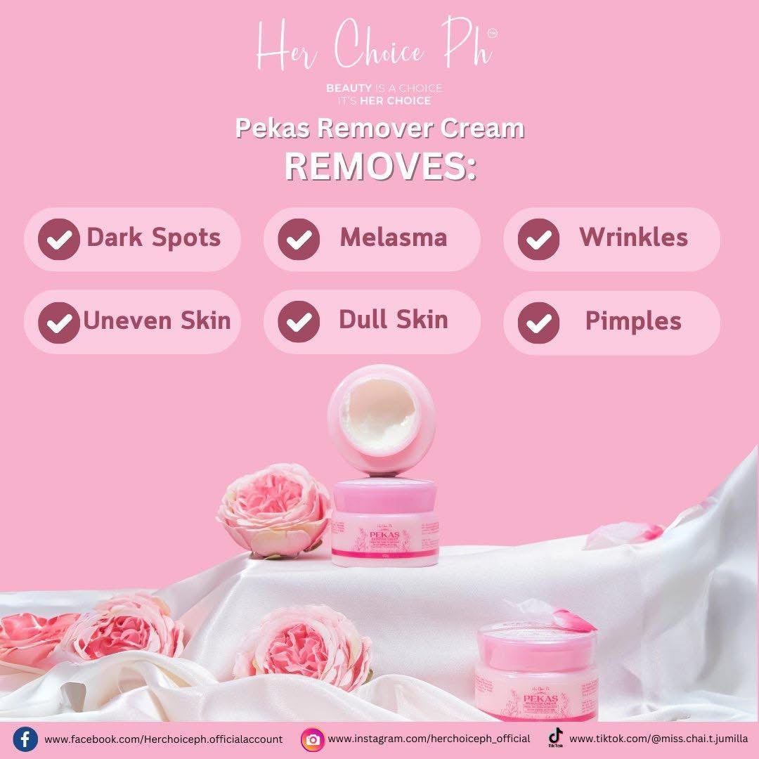 Her Choice Ph Pekas Remover Cream Korean Formula 50g