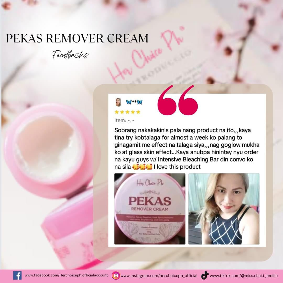 Her Choice Ph Pekas Remover Cream Korean Formula 50g