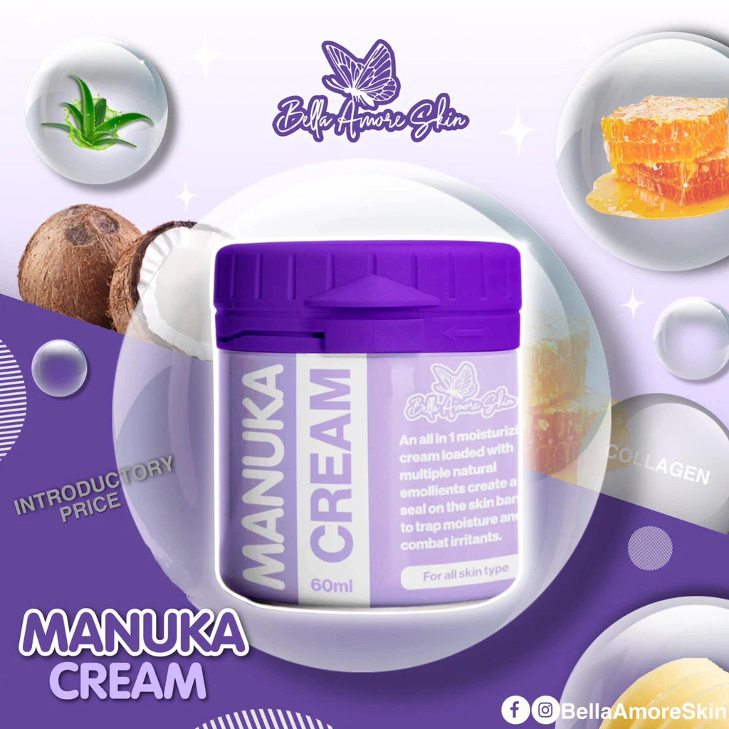 Bella Amore Skin Manuka Cream - 60ml