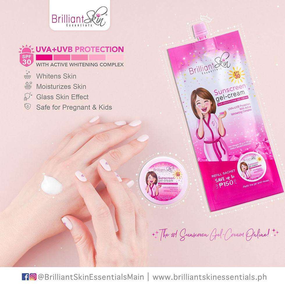 BRILLIANT SUNSCREEN GEL CREAM 50g SPF30