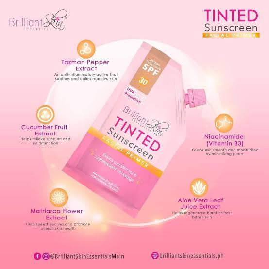 BRILLIANT SKIN TINTED SUNSCREEN SPF50 - 20g