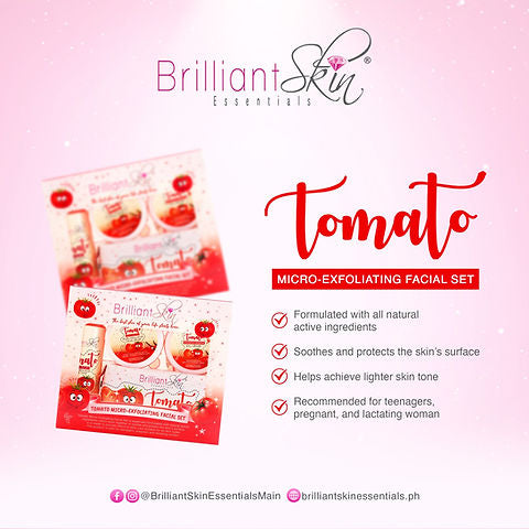 Brilliant Skin Tomato Micro- Exfoliating Facial Set