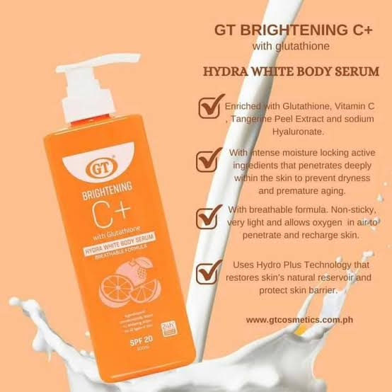 GT COSMETICS Brightening C+ Hydra White Body Serum