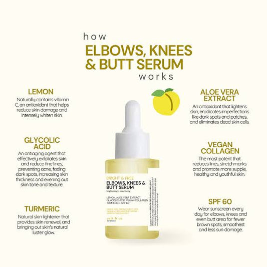 Catt & Co Elbows, Knees & Butt Serum - 30ml