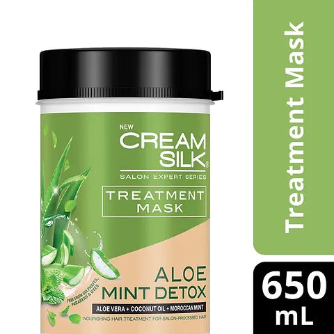 CreamSilk Treatment Mask Aloe Mint Detox - 650ml